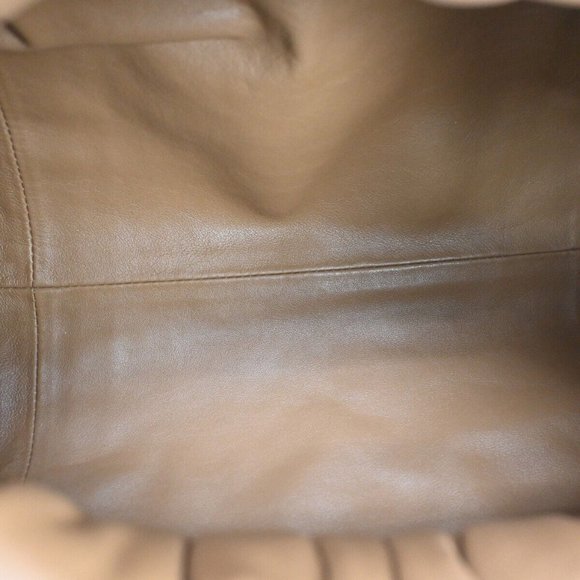 BOTTEGA VENETA Logo Shoulder Pouch Bag Leather Brown Italy - Picture 7 of 16
